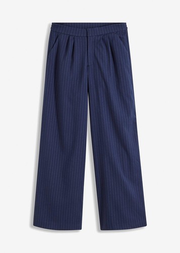 Marlenehose mit nadelstreifen - marlenehose,