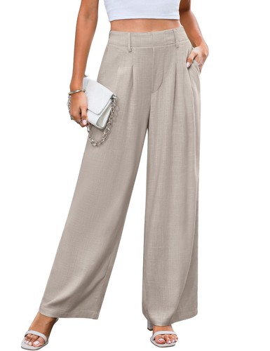 Weite hose damen - sommer, high