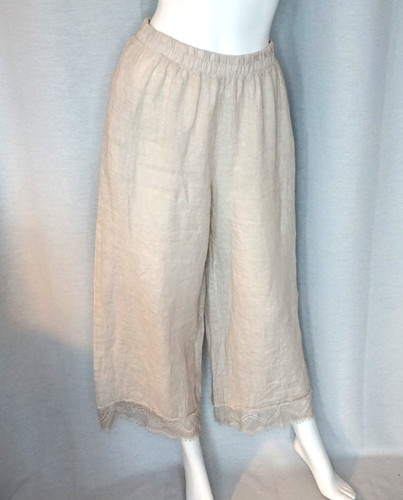 Boho leinen hose wideleg - boho, pants