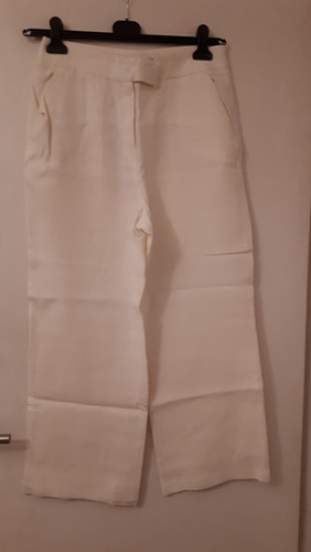 Elegante damenhose creme - damenhose, in